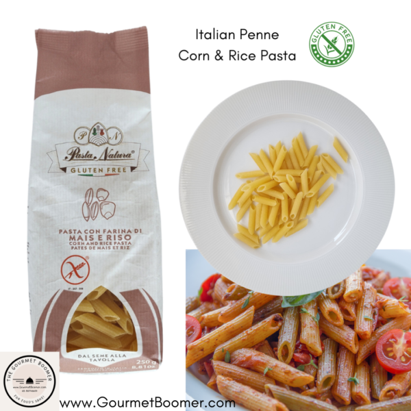 Penne Italian Pasta made of Corn and Rice Gluten Free 250 Grams